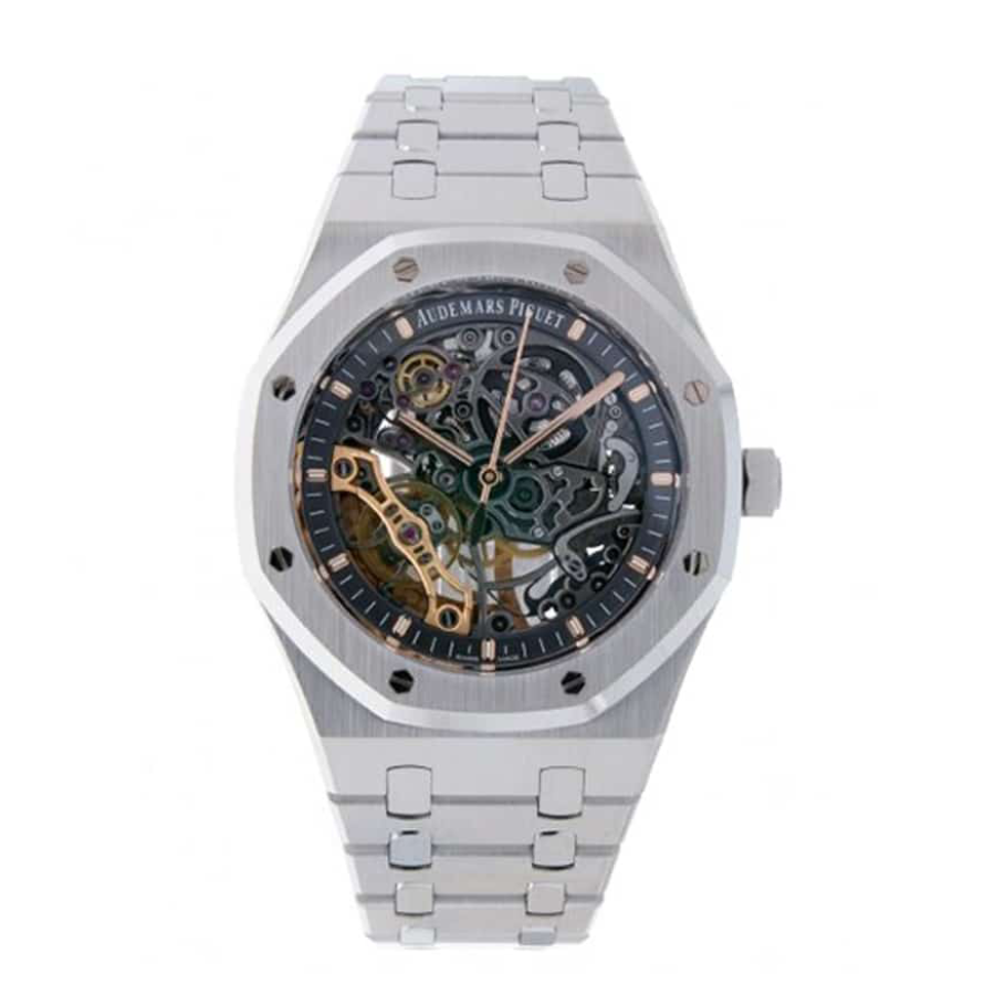 Breathable AP Royal Oak “Skeleton” Openworked 15407ST.OO.1220ST.01 Perfect Duplicate Edition 3