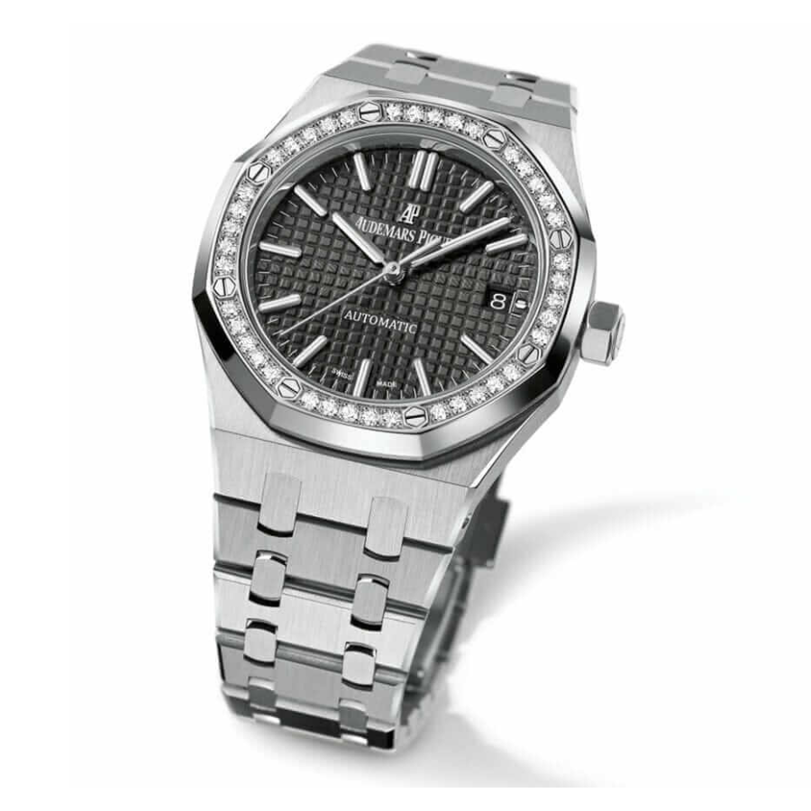 ModernLook Audemars Piguet Royal Oak 15451ST “Diamond Bezel Silver Dial” Ultra Fine Replica 1004