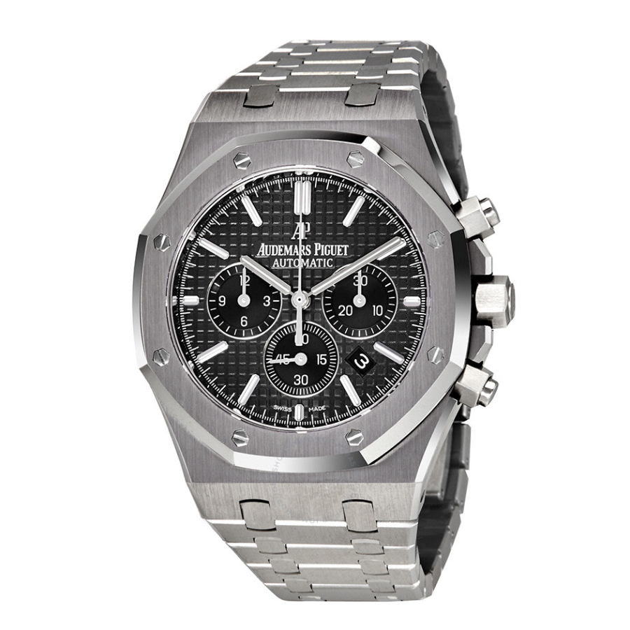 Sleek Audemars Piguet Royal Oak Chronograph 26240ST “Steel Black Dial” 56