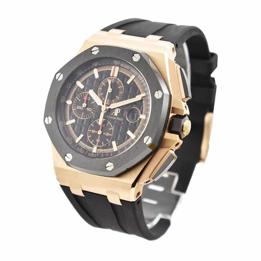 Sleek Audemars Piguet Royal Oak Chronograph 26240ST “Steel Black Dial” 56