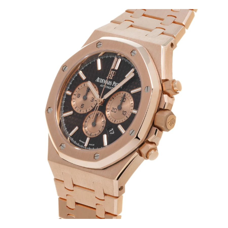 Audemars Piguet Royal Oak Chronograph 26331OR “Rose Gold Brown Dial” Master Replica 1: Thermal 64