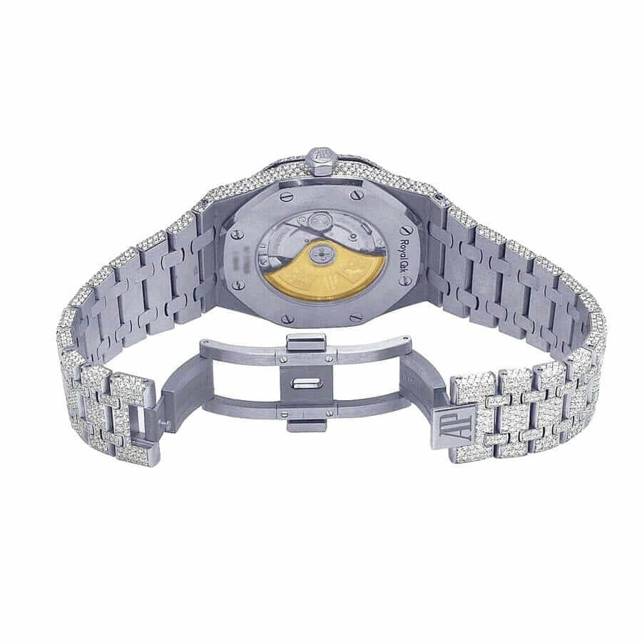 Comfortable Audemars Piguet Royal Oak “Iced Out” 15400ST.OO.1220ST.02 Authentic Replica Edition 998