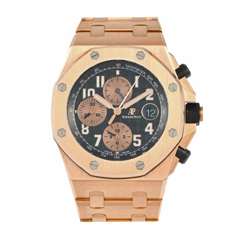 TopPick Audemars Piguet Royal Oak Offshore 26401RO “Rose Gold Chronograph” Deluxe Copy Quality 105