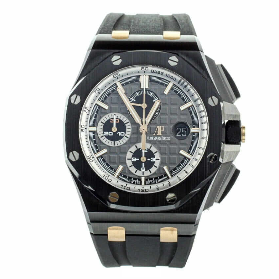 Fashionable Audemars Piguet Royal Oak Offshore Chronograph 26415CE.OO.A002CA.01 “Black Ceramic” Mirror Replica 1: 136