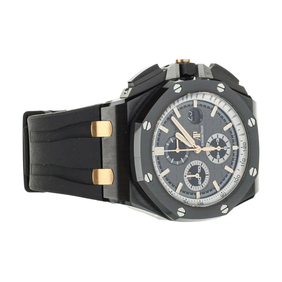 Fashionable Audemars Piguet Royal Oak Offshore Chronograph 26415CE.OO.A002CA.01 “Black Ceramic” Mirror Replica 1: 136