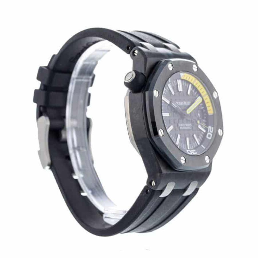 Vibrant Audemars Piguet Royal Oak Offshore Diver 15706AU “Forged Carbon” Perfect Clone Edition 137