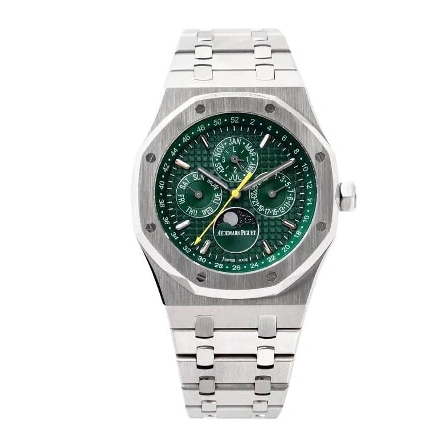 Elegant Audemars Piguet Royal Oak Perpetual Calendar 26574ST “Blue Dial” Top Grade Replica 139