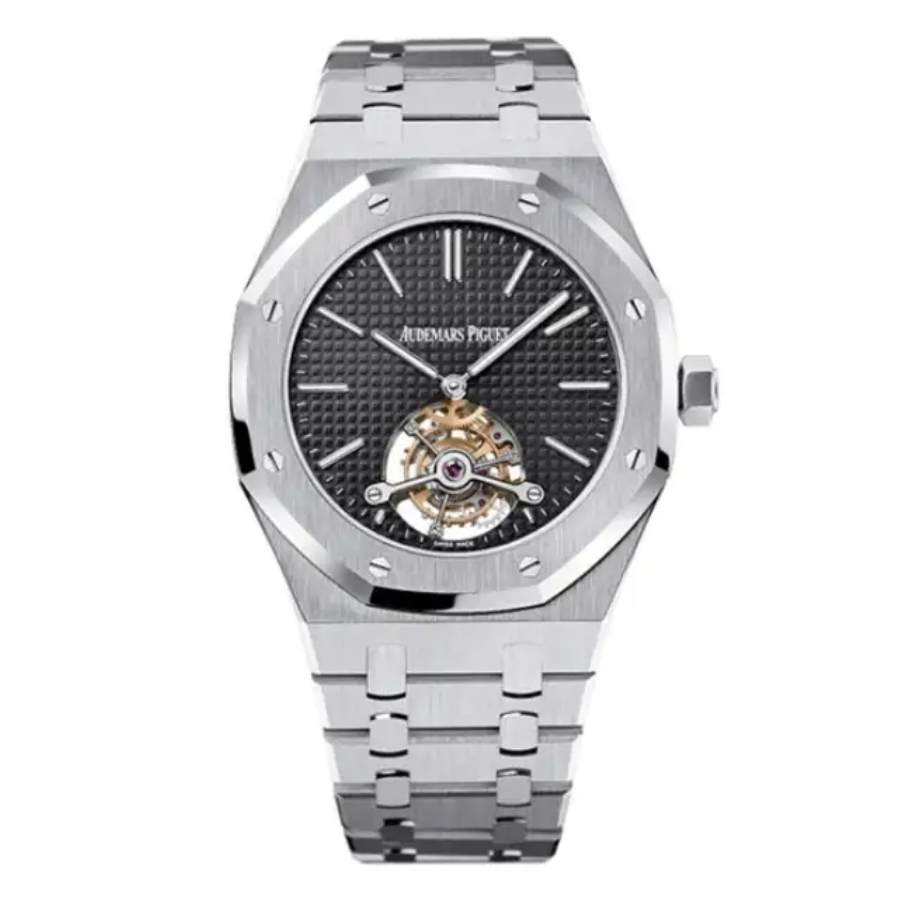 Affordable Audemars Piguet Royal Oak Tourbillon 26512ST “Black Dial” High Fidelity Replica 148
