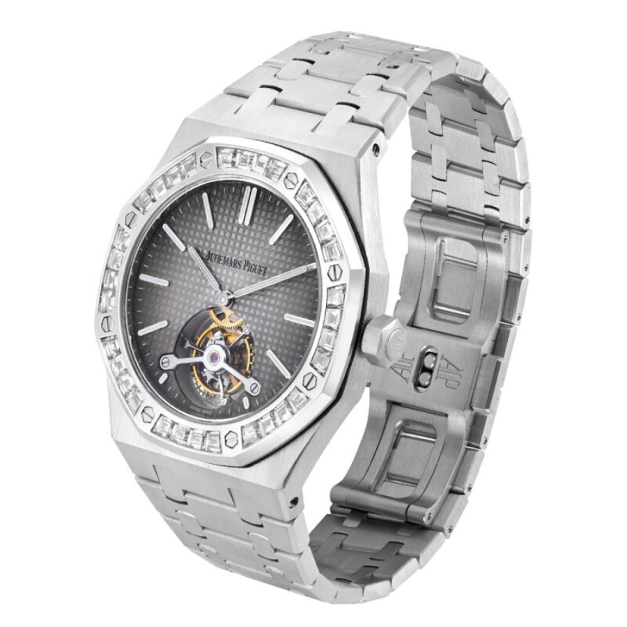 Audemars Piguet Royal Oak Tourbillon Extra-Thin 26510PT.OO.1220PT.01 “Platinum Diamond” Handcrafted Clone Quality MoistureWicking 155