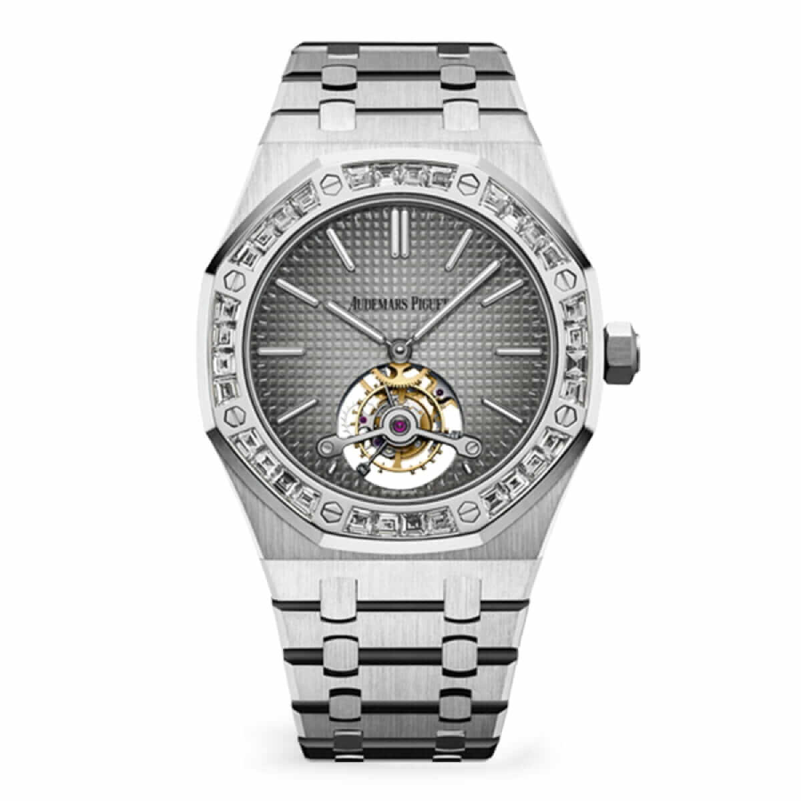 Audemars Piguet Royal Oak Tourbillon Extra-Thin 26510PT.OO.1220PT.01 “Platinum Diamond” Handcrafted Clone Quality MoistureWicking 155