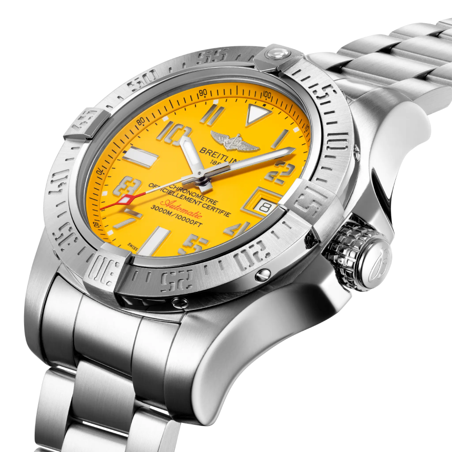 ZeroBulk Breitling Avenger II Seawolf A17331 “Yellow Dial” Perfect Clone Edition 163