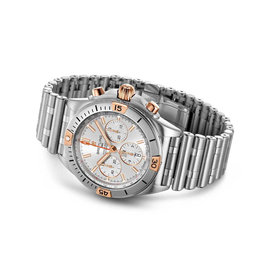 ComfortFit Breitling Chronomat B01 AB0134101G1A1 “White Dial Steel” Authentic Replica Edition 175