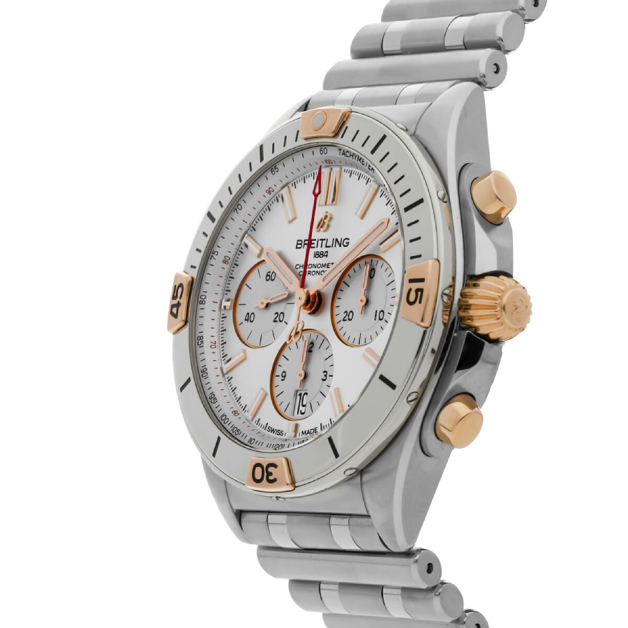 ComfortFit Breitling Chronomat B01 AB0134101G1A1 “White Dial Steel” Authentic Replica Edition 175