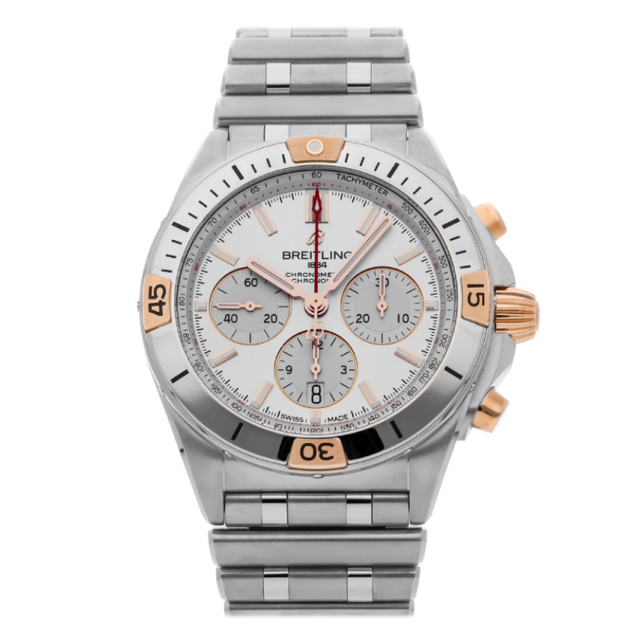 ComfortFit Breitling Chronomat B01 AB0134101G1A1 “White Dial Steel” Authentic Replica Edition 175