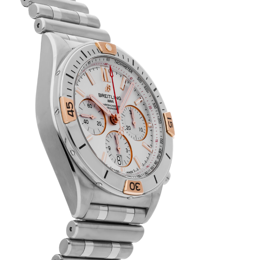 ComfortFit Breitling Chronomat B01 AB0134101G1A1 “White Dial Steel” Authentic Replica Edition 175