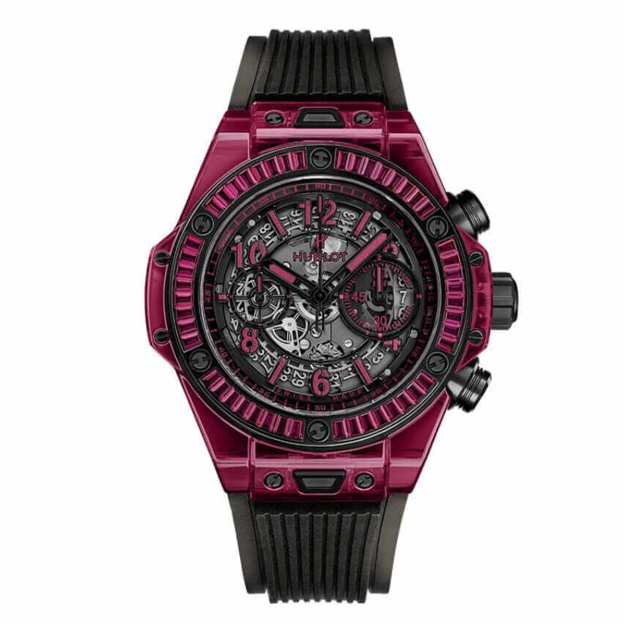 Functional Hublot Big Bang Unico 411.JR.4901.RT “Red Sapphire” Signature Replica 1: 1025