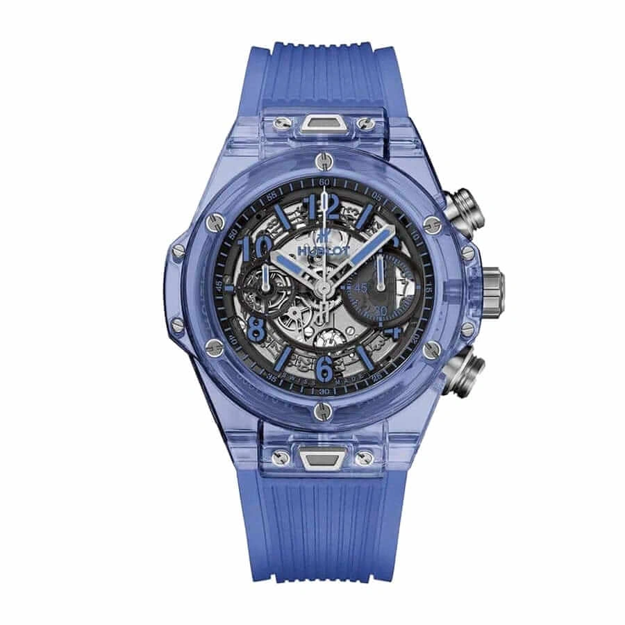 Premium Hublot Big Bang Unico Blue Sapphire Flyback 411.JL.4809.RT Pro Clone 1: 220
