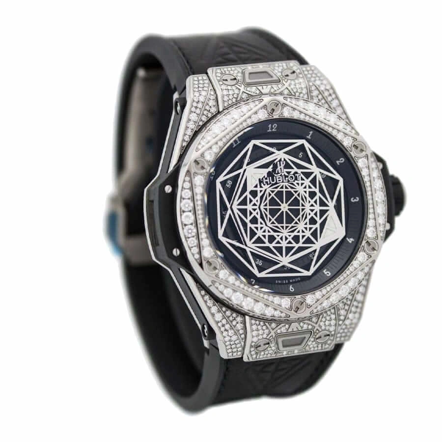 SoftTouch Hublot  Fusion 411.JX.1170.RX “Blue Diamond” Authentic Clone 1: 1027