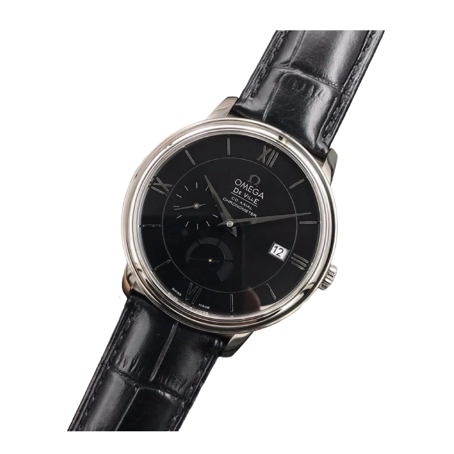 Compact Omega De Ville Black Dial 424.13.40.21.01.001 Super Clone Edition 260