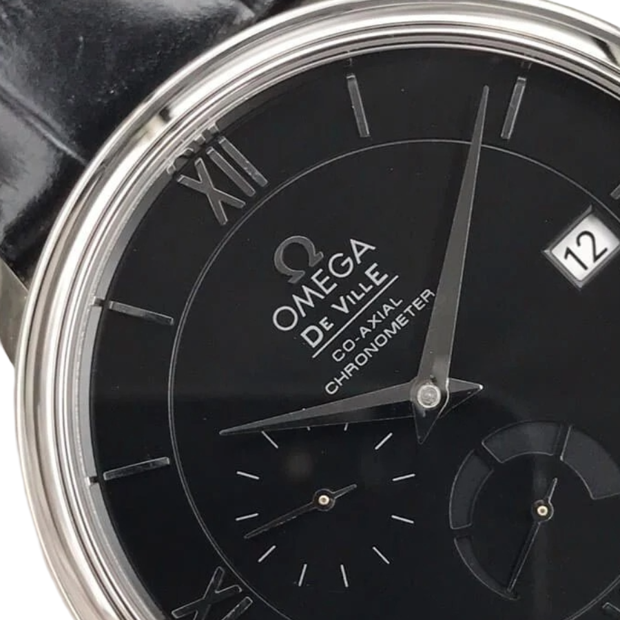 Compact Omega De Ville Black Dial 424.13.40.21.01.001 Super Clone Edition 260