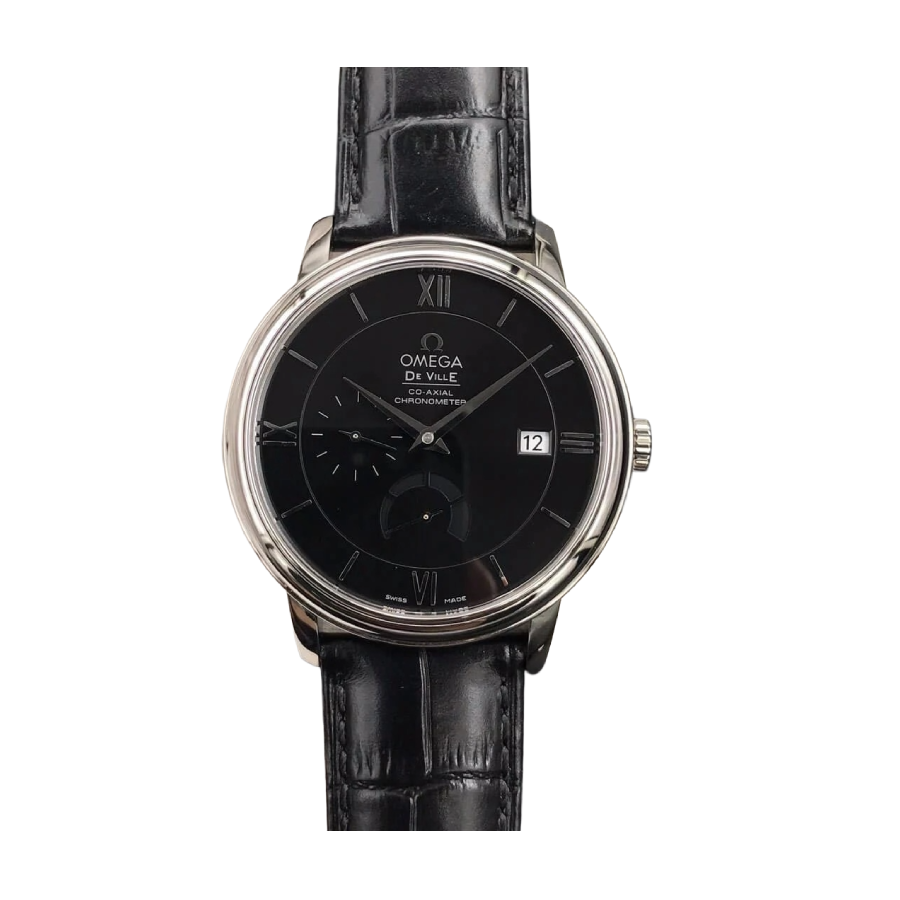 Compact Omega De Ville Black Dial 424.13.40.21.01.001 Super Clone Edition 260
