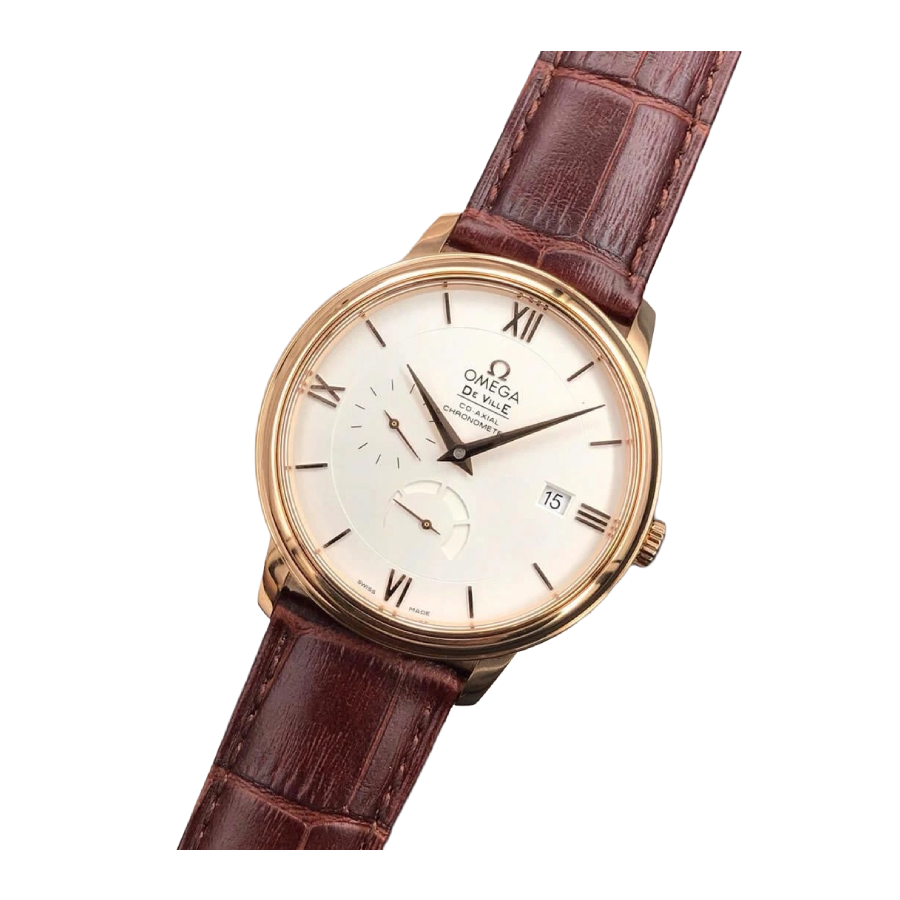 Omega De Ville Brown Leather Strap 424.53.40.21.02.001 Top Replica 1: Neat 264