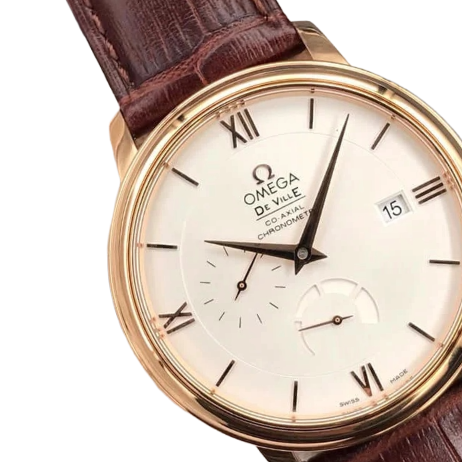 Omega De Ville Brown Leather Strap 424.53.40.21.02.001 Top Replica 1: Neat 264