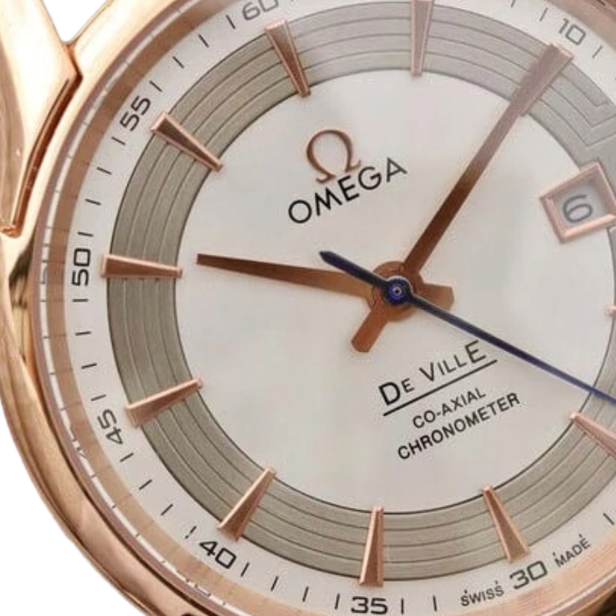 TopPick Omega De Ville Rose Gold Case 431.63.41.21.02.001 Swiss Super Clone 267