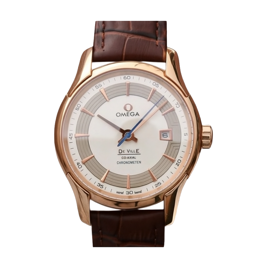 TopPick Omega De Ville Rose Gold Case 431.63.41.21.02.001 Swiss Super Clone 267