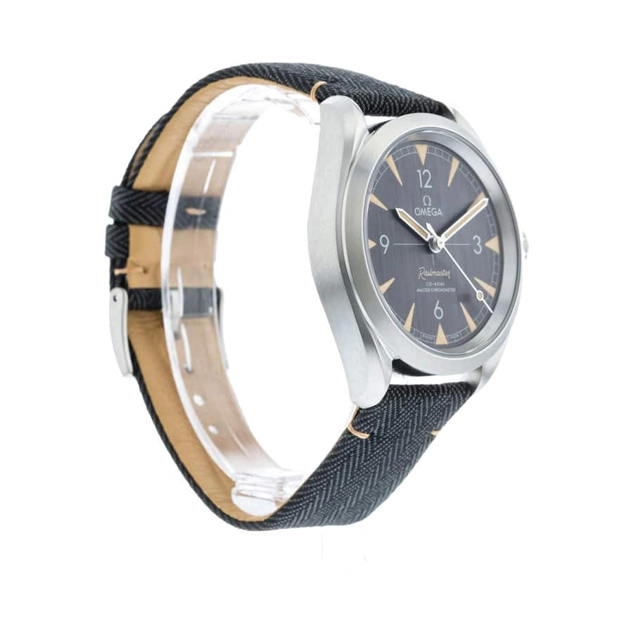 Thermal Omega Railmaster Co-Axial Master Chronometer Black Dial 220.12.40.20.01.001 Detailed Replica 273