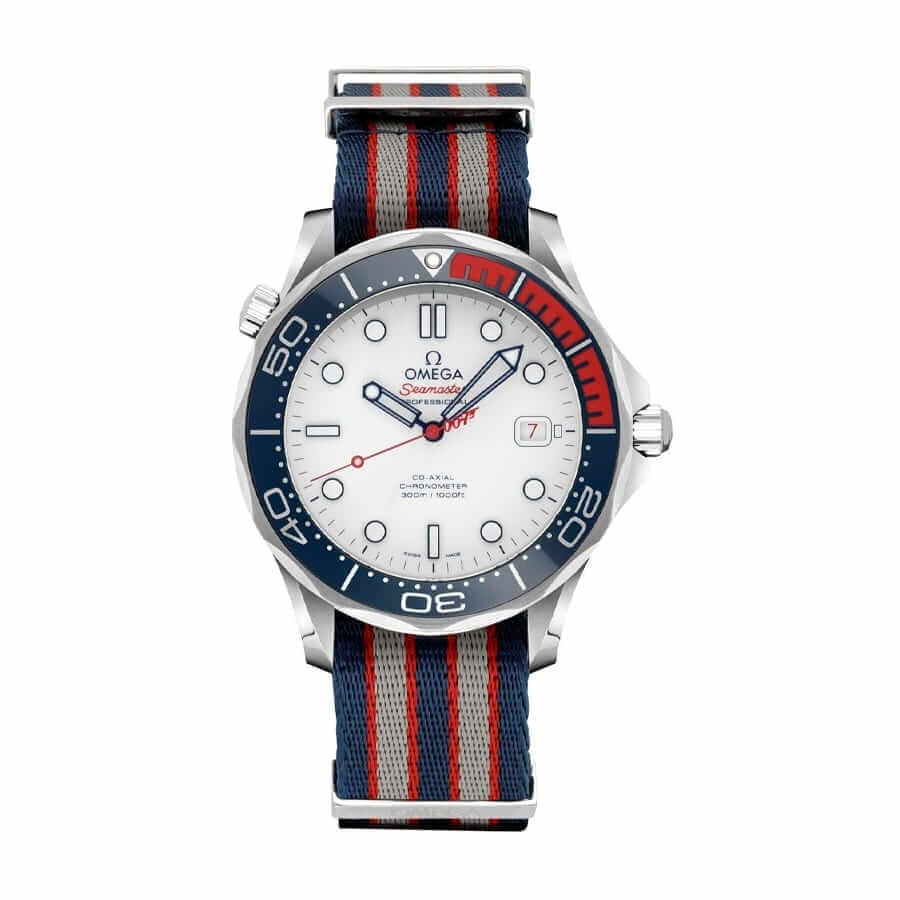TravelReady Omega Seamaster Diver 007 Edition White Dial 215.32.46.51.01.001 Exclusive Clone Edition 284