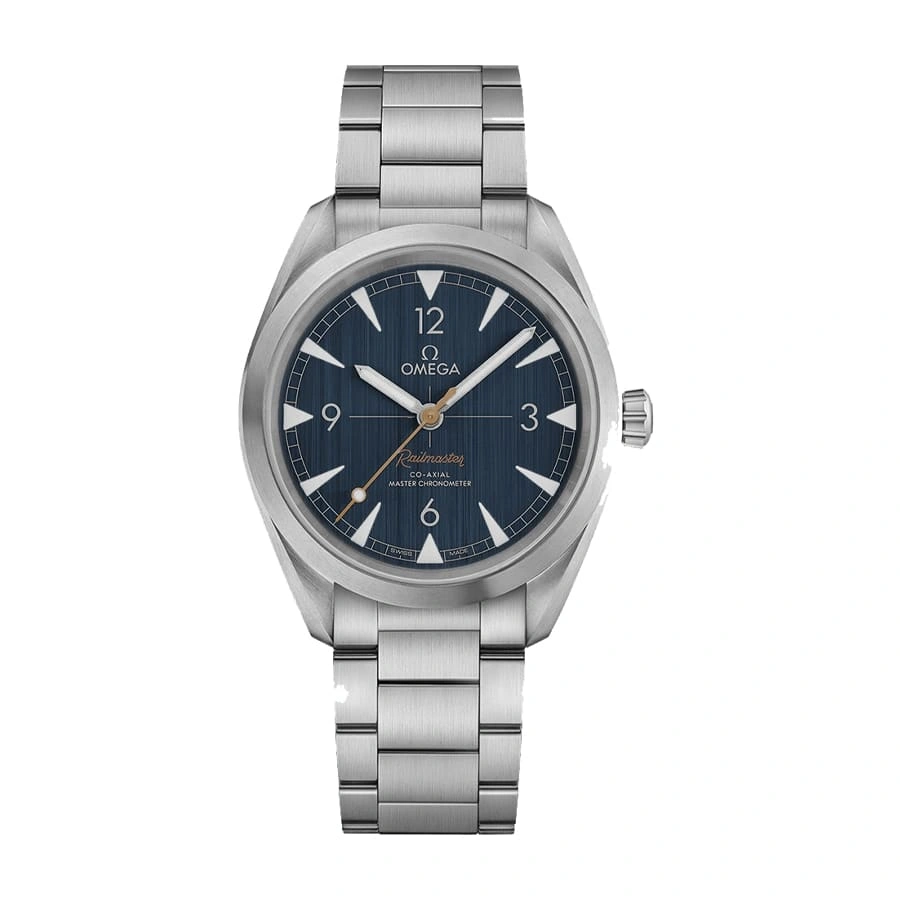 Snug Omega Seamaster Railmaster Co-Axial Master Steel 220.10.40.20.03.001 Collector’s Clone 1: 320