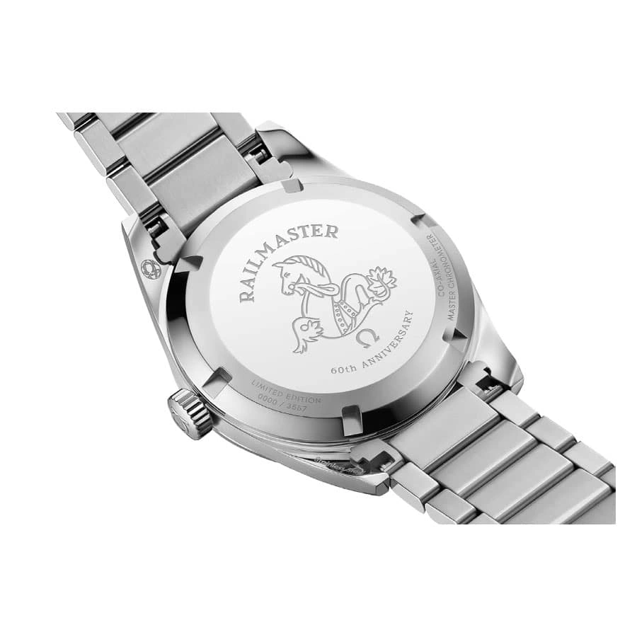 FlexibleFit Omega Seamaster Railmaster Steel 220.10.38.20.01.002 Masterpiece Replica 319