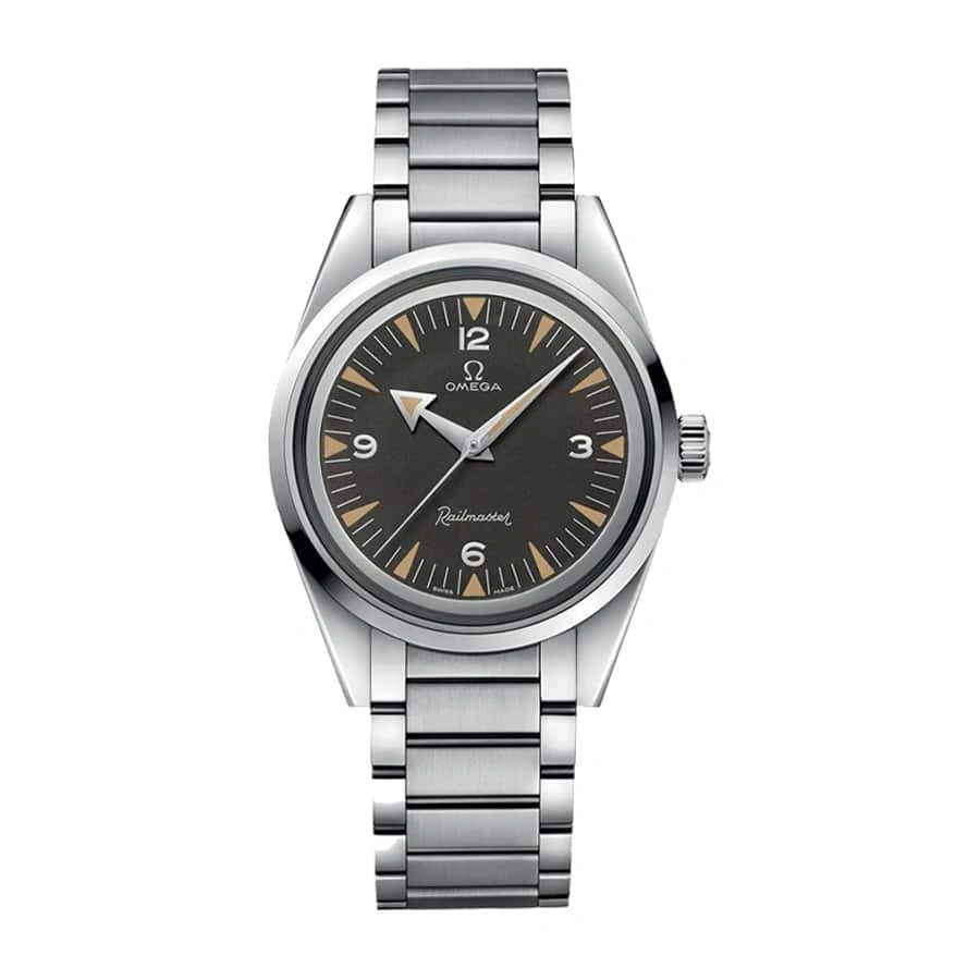 FlexibleFit Omega Seamaster Railmaster Steel 220.10.38.20.01.002 Masterpiece Replica 319