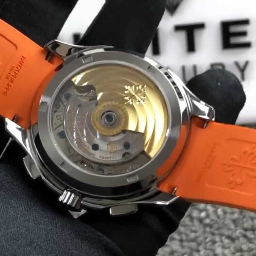 Patek Philippe Aquanaut Chronograph Orange 5968A-001 Collector’s Clone 1: Upgraded 355