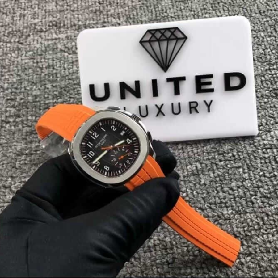 Patek Philippe Aquanaut Chronograph Orange 5968A-001 Collector’s Clone 1: Upgraded 355