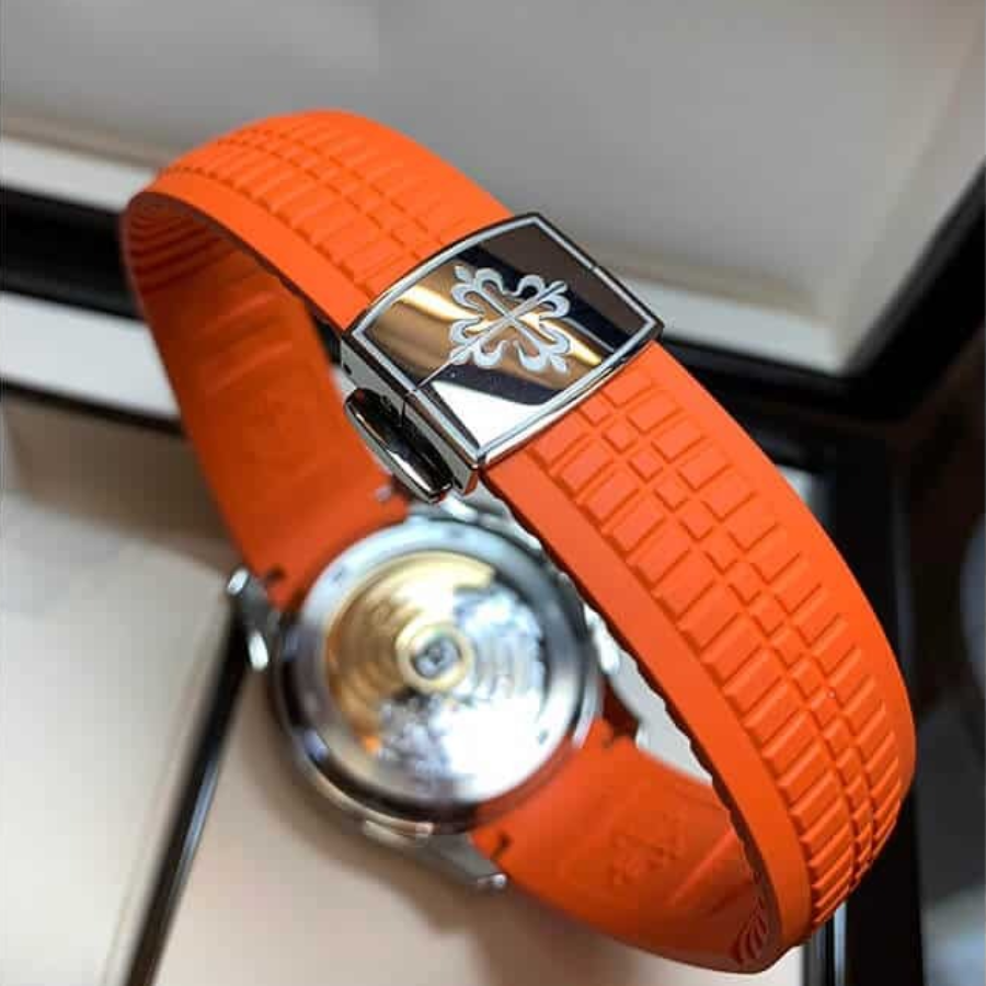 Patek Philippe Aquanaut Chronograph Orange 5968A-001 Collector’s Clone 1: Upgraded 355