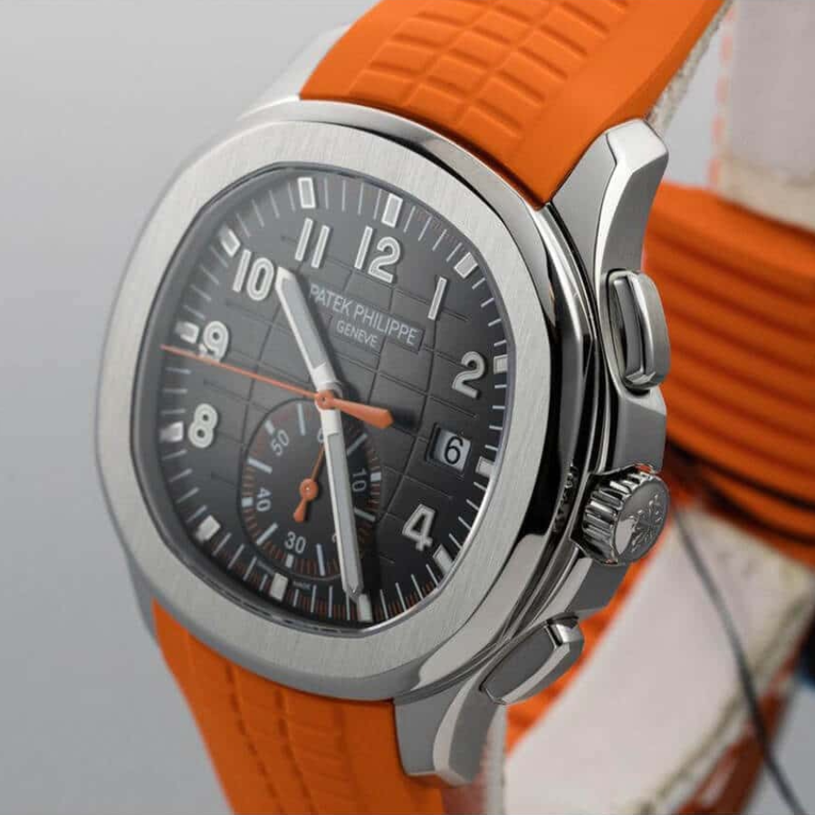 Patek Philippe Aquanaut Chronograph Orange 5968A-001 Collector’s Clone 1: Upgraded 355