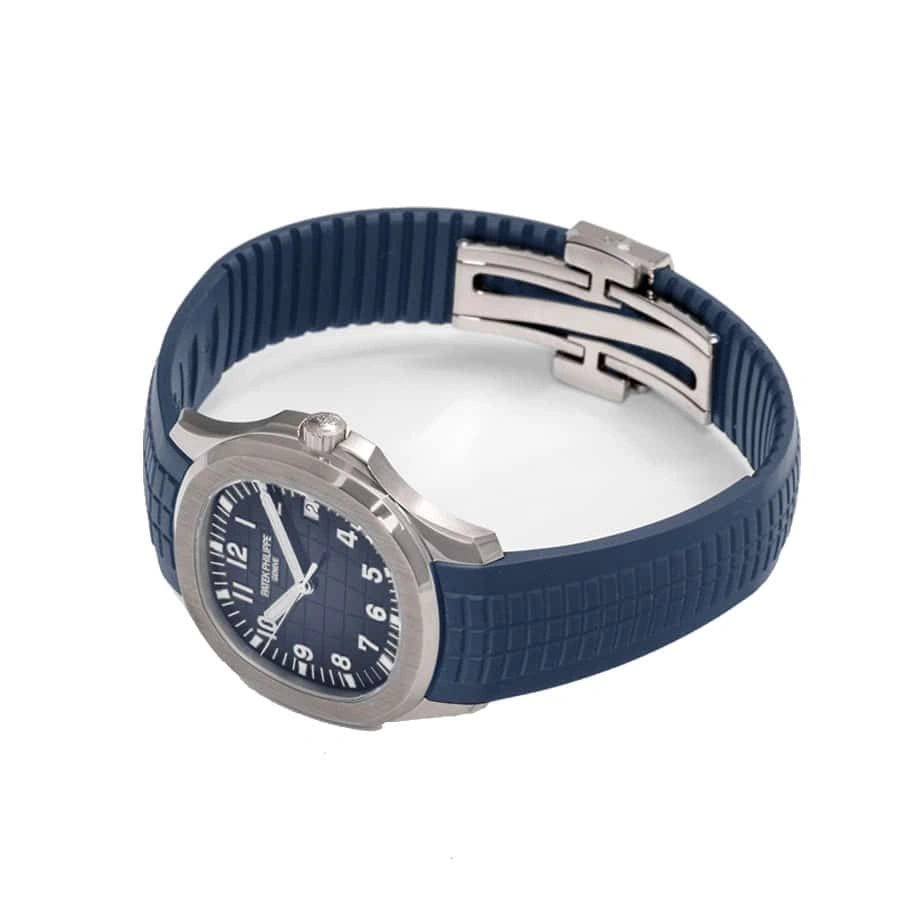 Patek Philippe Aquanaut White Gold Blue Dial 5168G-001 Perfect Duplicate 1: Bold 346