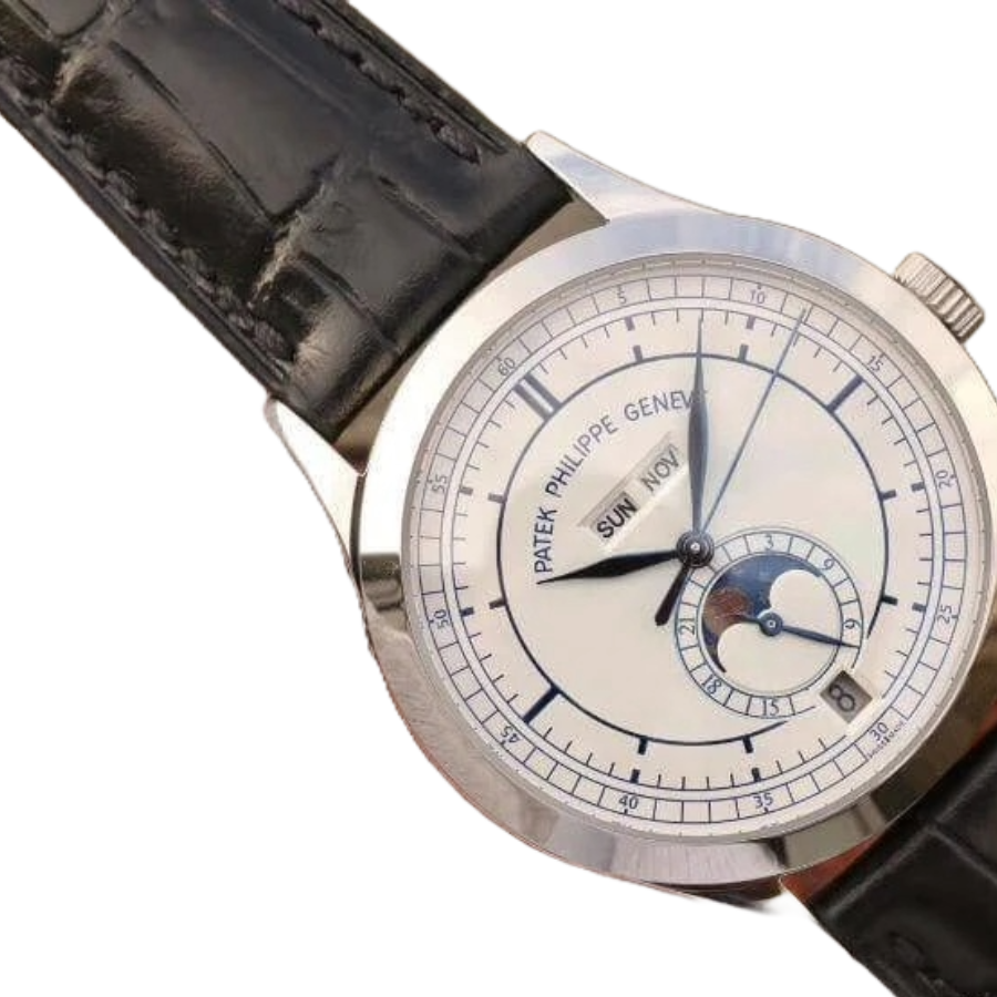 Patek Philippe Complications 5396G-001 “White Gold Silvery Dial” Ultra Clone 1: Original 372