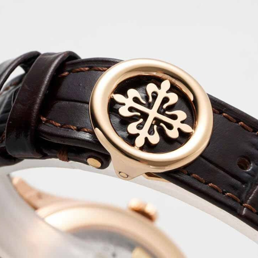 Patek Philippe Complications 5396R-012 “Rose Gold Silvery Dial”  Replica 1: Stretchable 376