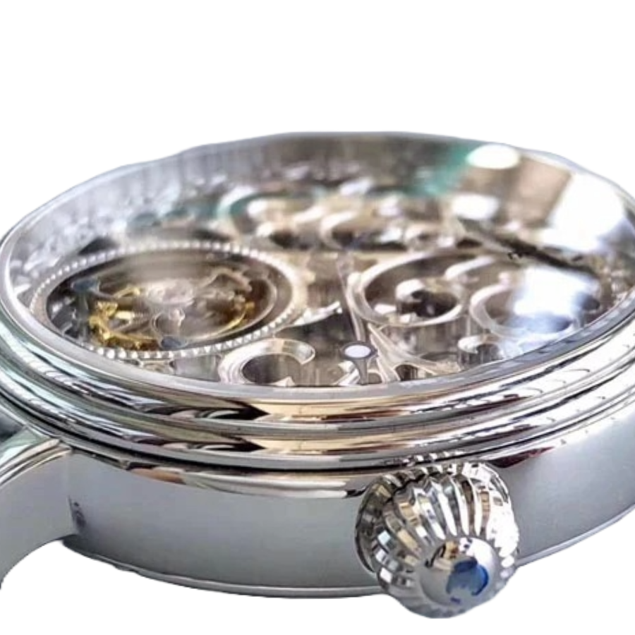 WaterResistant Patek Philippe Grand Complications P83000 Tourbillon Silver Dial Perfect Clone Quality 374