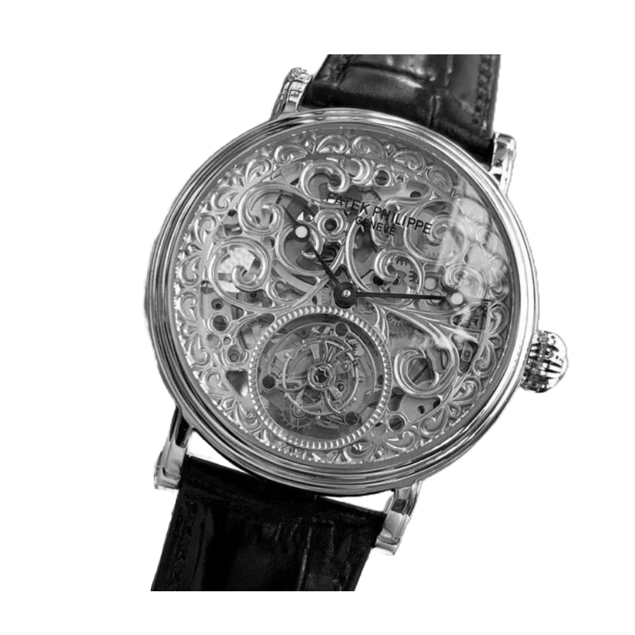 WaterResistant Patek Philippe Grand Complications P83000 Tourbillon Silver Dial Perfect Clone Quality 374