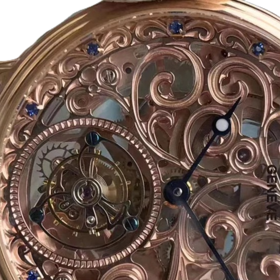 Seasonal Patek Philippe Grand Complications Tourbillon Sapphire Rose Gold Ultra Fine Replica 382