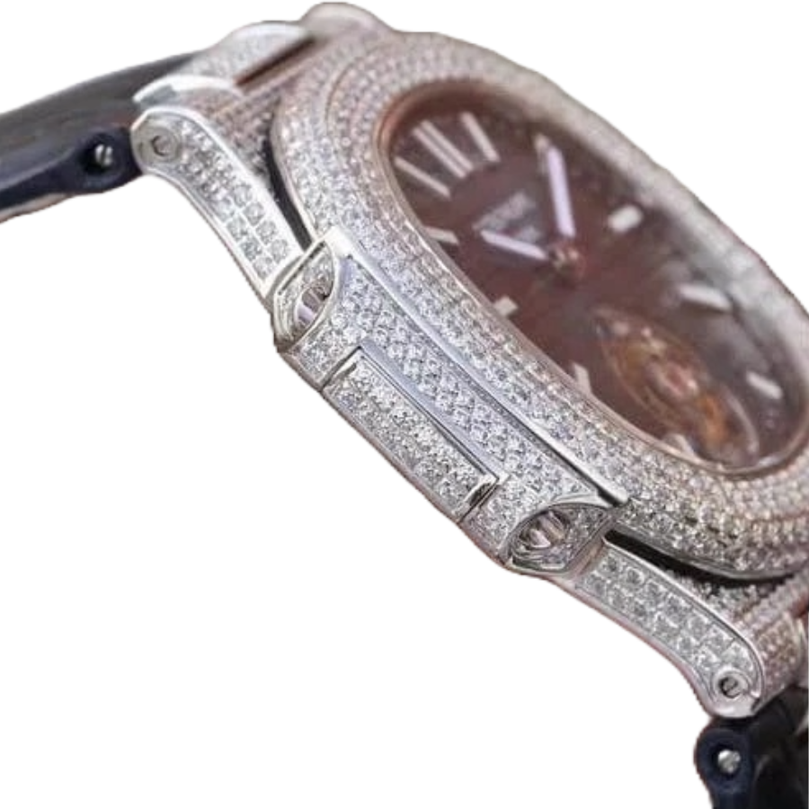 Lightweight Patek Philippe Nautilus 5711 Tourbillon “Jumbo” Blue Dial Super Accurate Clone 387