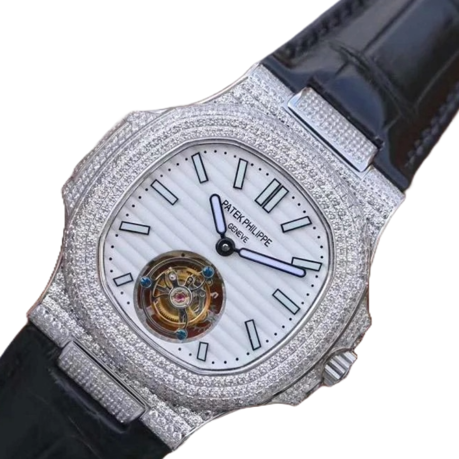 Patek Philippe Nautilus 5711 Tourbillon “Jumbo” White Dial Near  Replica OdorResistant 390