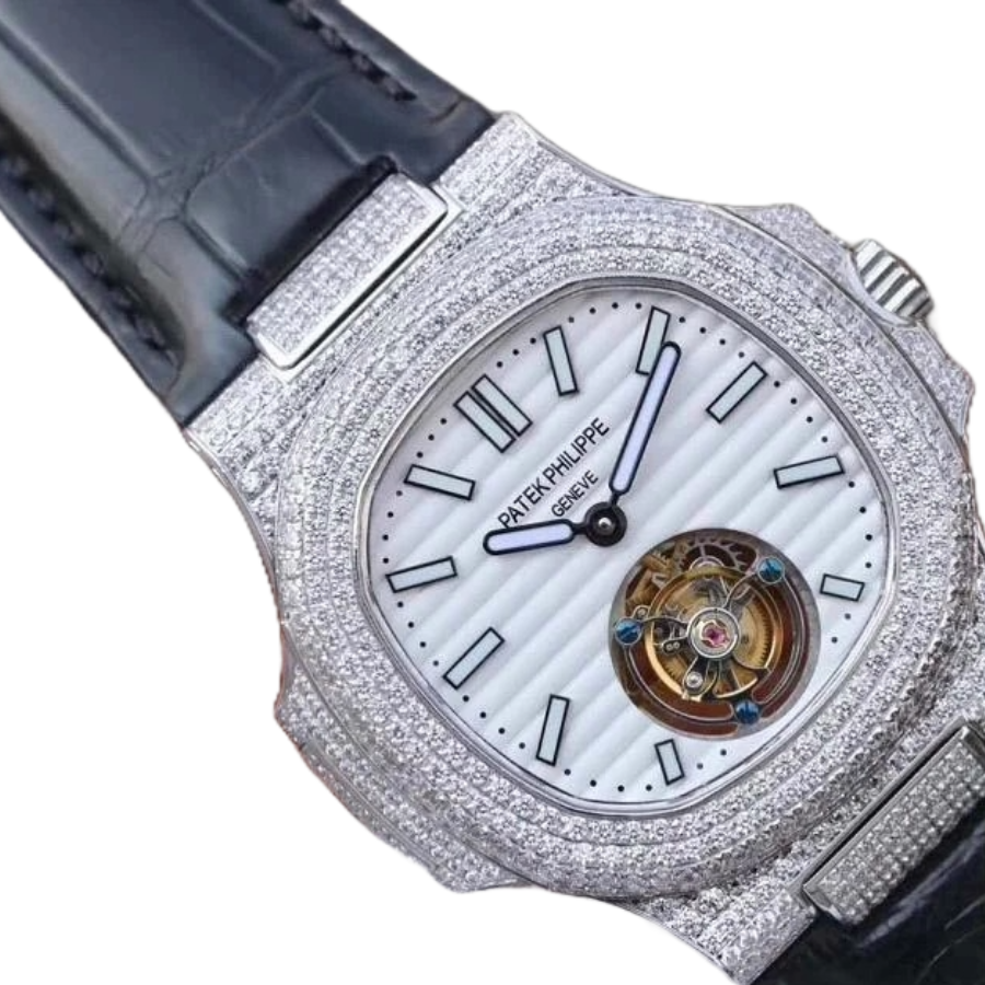 Patek Philippe Nautilus 5711 Tourbillon “Jumbo” White Dial Near  Replica OdorResistant 390