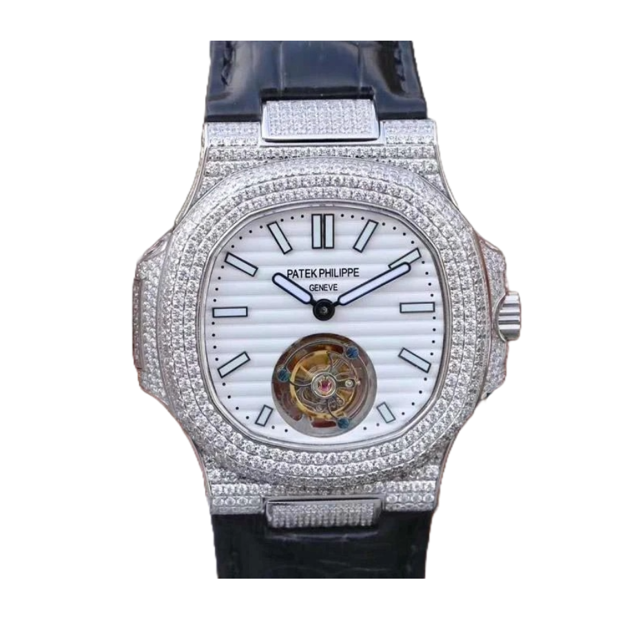 Patek Philippe Nautilus 5711 Tourbillon “Jumbo” White Dial Near  Replica OdorResistant 390