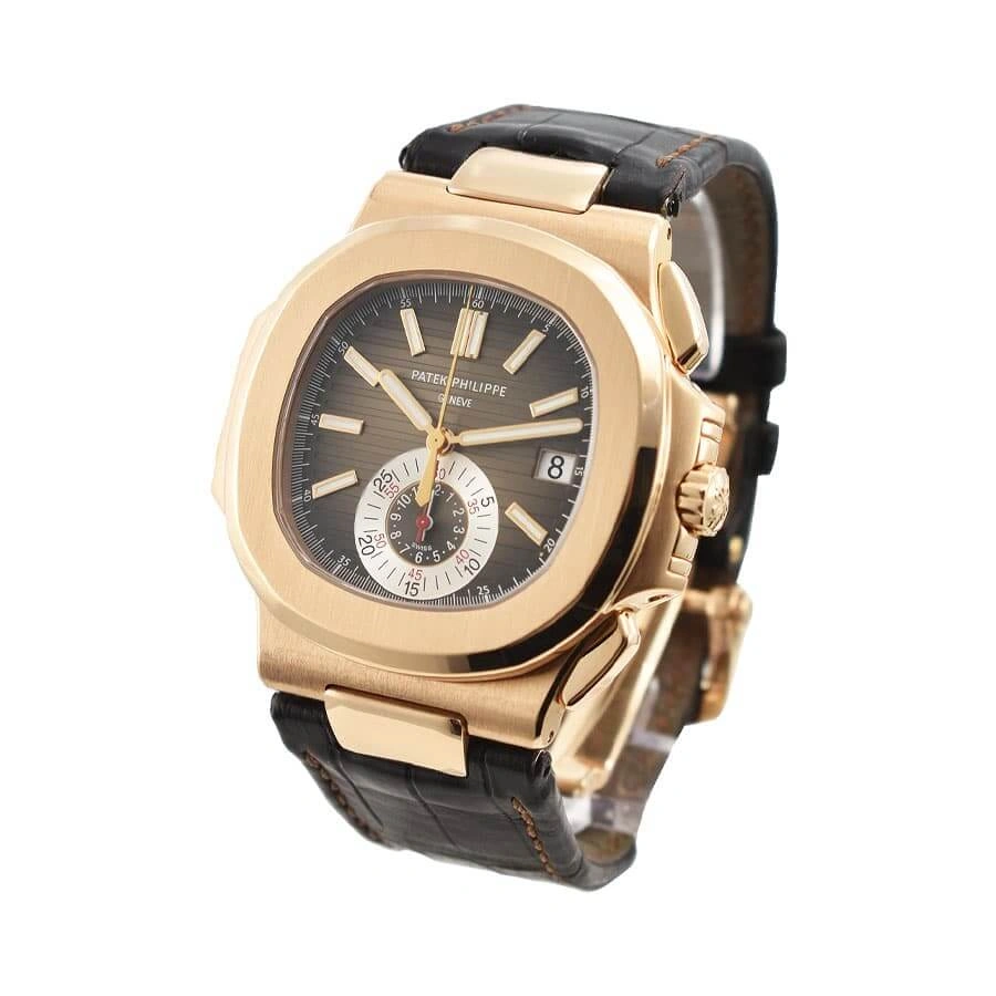 Patek Philippe Nautilus Chronograph Flyback 5980R-001 “Rose Gold”  Super Clone Original 434