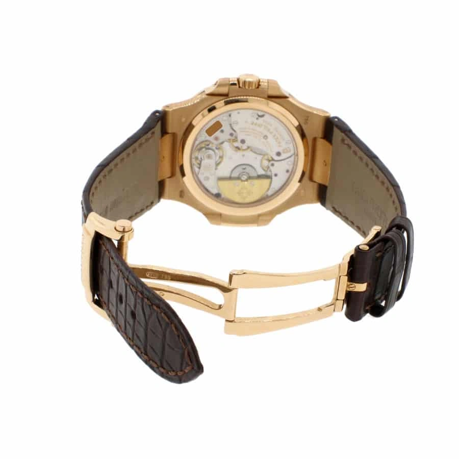 Patek Philippe Nautilus Chronograph Flyback 5980R-001 “Rose Gold”  Super Clone Original 434
